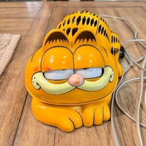 Vintage 80’s Tyco Garfield Phone, Tested, Functional and Working (except eyes)